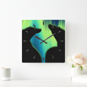 Polaire Beer-klokkast (standaard Beer) Vierkante Klok (Huis)