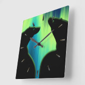 Polaire Beer-klokkast (standaard Beer) Vierkante Klok (Hoek)