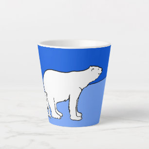Polaire Beer — Mam en kauwen — Wilde kunst Latte Mok