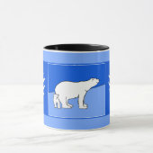 Polaire Beer — Mam en kauwen — Wilde kunst Mok (Midden)