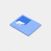 Polaire Beer — Mam en kauwen — Wilde kunst Post-it® Notes (Schuin)