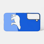 Polaire Beer — Mam en kauwen — Wilde kunst Samsung Galaxy Hoesje (Achterkant horizontaal)