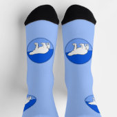 Polaire Beer — Mam en kauwen — Wilde kunst Sokken (Top)