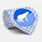 Polaire Beer — Mam en kauwen — Wilde kunst Stropdas (Opgerold)