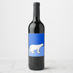 Polaire Beer — Mam en kauwen — Wilde kunst Wijn Etiket