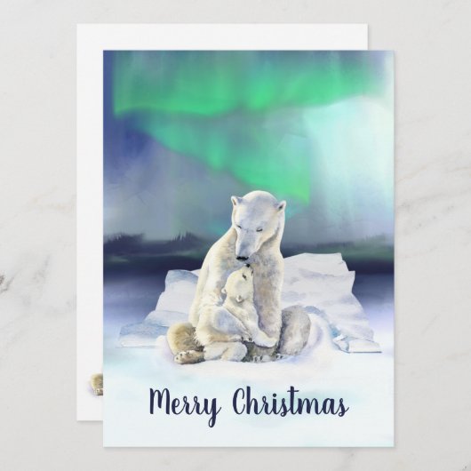 Polaire Beer moeder en Baby (Voorkant / Achterkant)