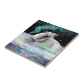 Polaire Beer Night Ceramic Tegel - Schilderen Tegeltje (Zijkant)