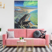 Polaire Beer schilderijdoek afdrukken (Insitu (Woonkamer))