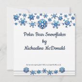 Polaire Beer Snowflakes Kaarten (Achterkant)