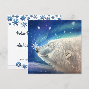 Polaire Beer Snowflakes Kaarten