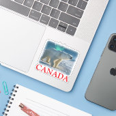 POLAIRE BEER STICKER (Laptop met iPhone)