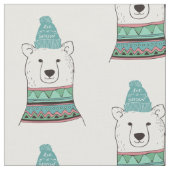 Polaire Beer Stof (Close Up)