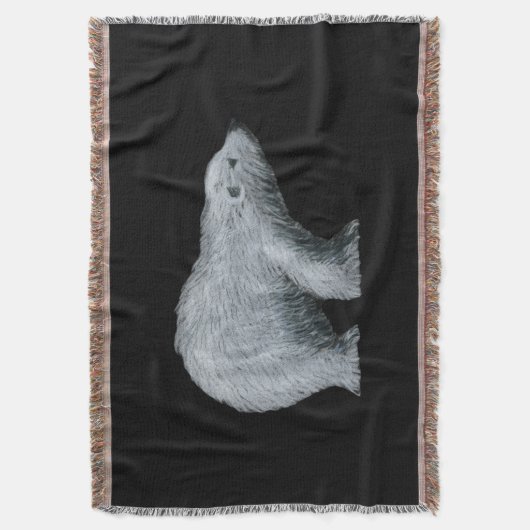 Polaire Beer Throw Blanket Deken (Voorkant Verticaal)