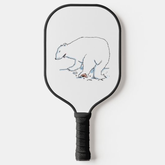 Polaire Beer zwarte paddle (Voorkant)