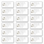 Polaire Beren 18 Adresetiketten met individuele na Sticker (Voorkant)