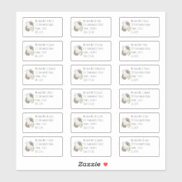 Polaire Beren 18 Adresetiketten met individuele na Sticker