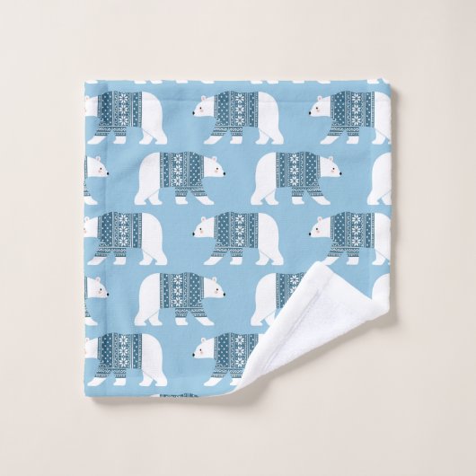 Polaire Beren Bad Handdoek (Wasdoekje)