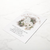 Polaire Beren Beary Merry Kerstparty Luxe Folie Uitnodiging (Gedraaid)