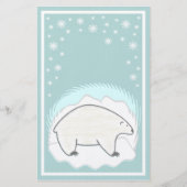 Polaire Beren Briefpapier (Voorkant)