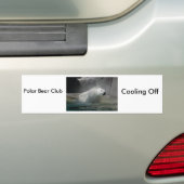 Polaire Beren Bumpersticker (Op auto)