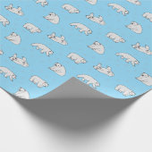Polaire Beren Cadeaupapier (Hoek)