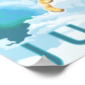 Polaire Beren & Cub - Juneau, Alaska Poster (Hoek)