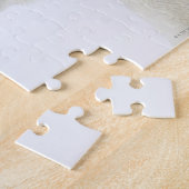 Polaire Beren die op sneeuw staan na het spelen Legpuzzel (Zijkant)