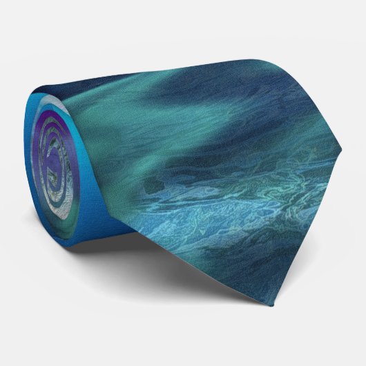 Polaire Beren en Arctische ijs met wilde Aurora Stropdas (Opgerold)