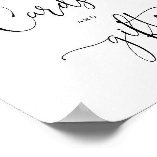 Polaire beren en geschenkkaarten, poster (Hoek)