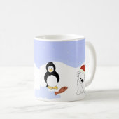 Polaire Beren en pinguïns Koffiemok (Voorkant rechts)