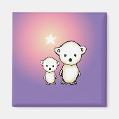 Polaire Beren en Star Magneet (Voorkant)