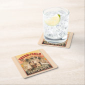 Polaire Beren genieten van Mokken van lagerbier Kartonnen Onderzetters (Insitu)