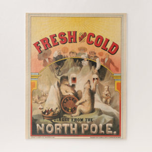 Polaire Beren genieten van Mokken van lagerbier Legpuzzel