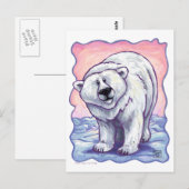 Polaire Beren Giften & Accessoires Briefkaart (Voorkant / Achterkant)