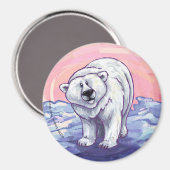 Polaire Beren Giften & Accessoires Magneet (Voorkant / Achterkant)
