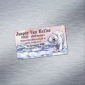 Polaire Beren Giften & Accessoires Magnetisch Visitekaartje (Voorbeeld)