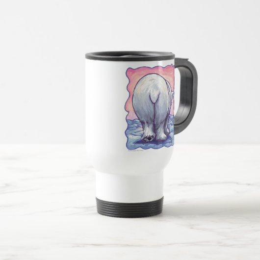 Polaire Beren Giften & Accessoires Reisbeker (Voorkant rechts)