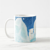 Polaire Beren Illustratie Koffiemok (Links)