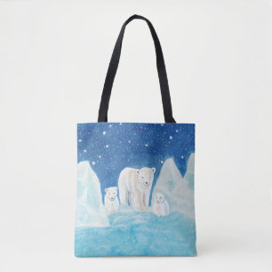 Polaire Beren Illustratie Tote Bag