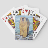 Polaire Beren kaarten Aangepaste Beer-afspeelkaart (Achterkant)