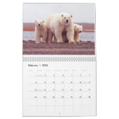 Polaire Beren - kalender van 12 maanden (Feb 2026)