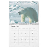 Polaire Beren - kalender van 12 maanden (Jan 2027)