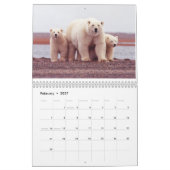 Polaire Beren - kalender van 12 maanden (Feb 2027)