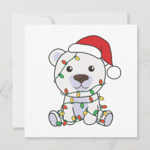 Polaire Beren kerstwinterdieren Polaire Beren Kaart