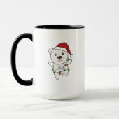 Polaire Beren kerstwinterdieren Polaire Beren Mok (Links)