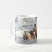 Polaire Beren Natuur koffie Mok  Arctic Wildlife (Voorkant links)