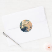  Polaire Beren op Iceberg, wilde Arctische dieren Ronde Sticker (Envelop)