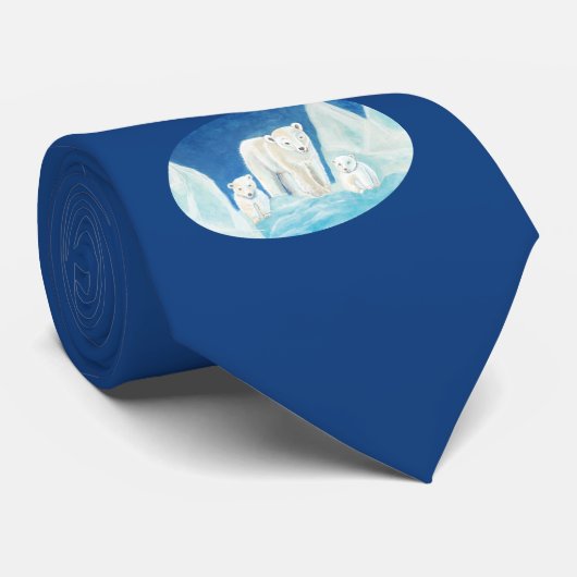 Polaire Beren opslaan Stropdas (Opgerold)