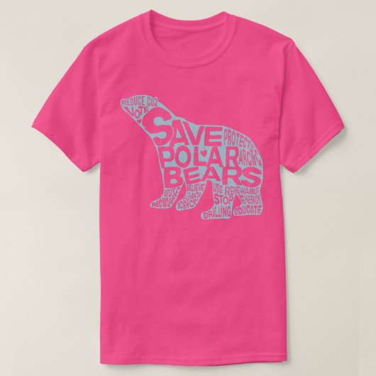 Polaire Beren opslaan T-shirt (Design voorkant)