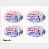 Polaire Beren Ovale Sticker (Vel)